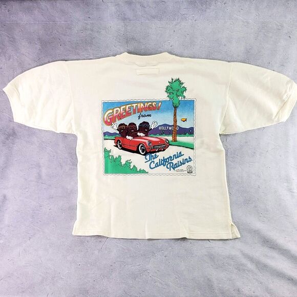 VINTAGE Rare 80's The California Raisins Sweatshirt Sun Sportswear Large - Picture 1 of 16